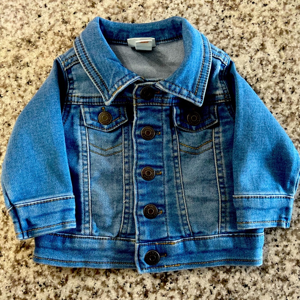 Denim/Jean jacket size 0-3 months